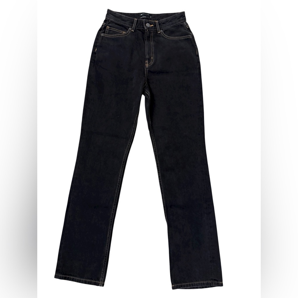 ASOS Black Jeans with contrast stitching. Size 26W/32L